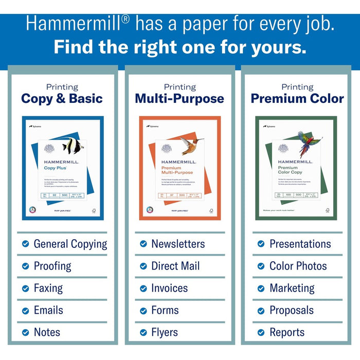 Hammermill Great White Recycled Copy Paper - White