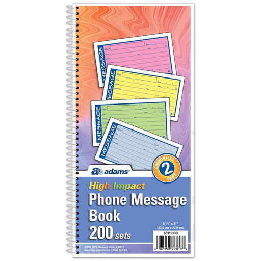 Adams 2-Part Carbonless Phone Message Books