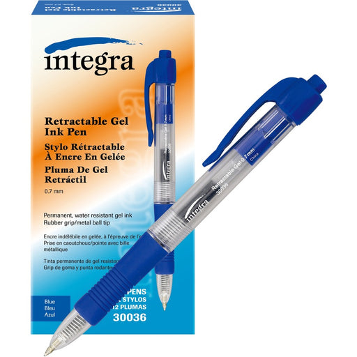 Integra Retractable 0.7mm Gel Pens