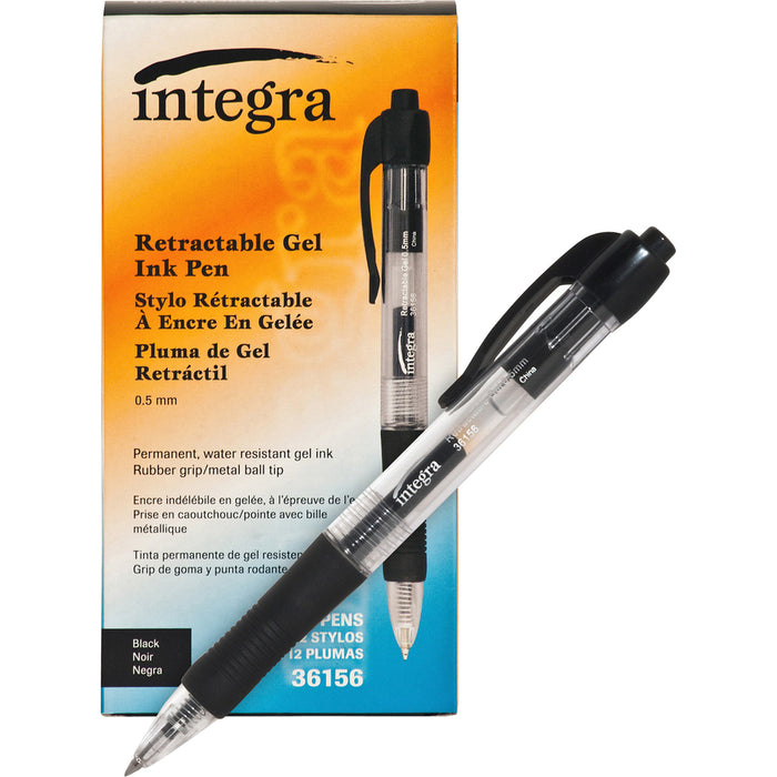 Integra Retractable 0.5mm Gel Pens