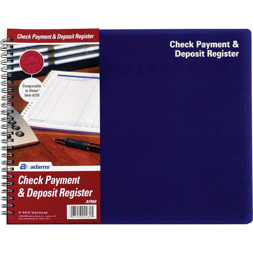 Adams Check Payment & Deposit Register