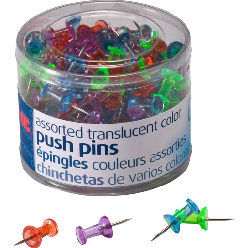 Officemate Translucent Pushpins