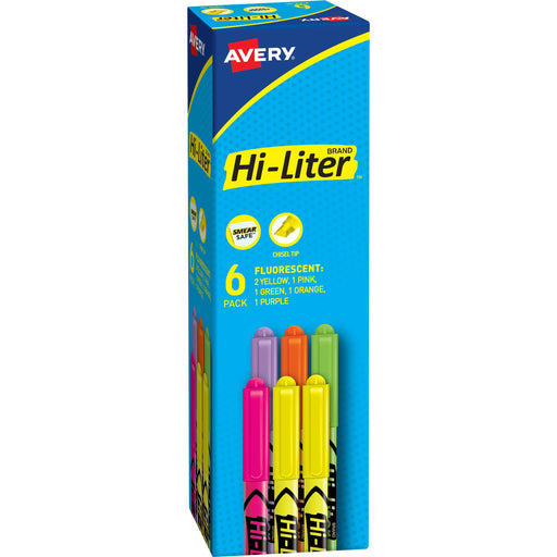 Avery® Pen-Style Fluorescent Highlighters