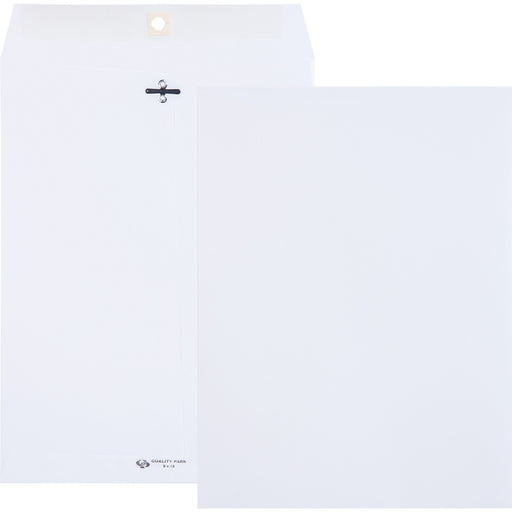 Quality Park 9 x 12 Clasp Envelopes with Deeply Gummed Flaps