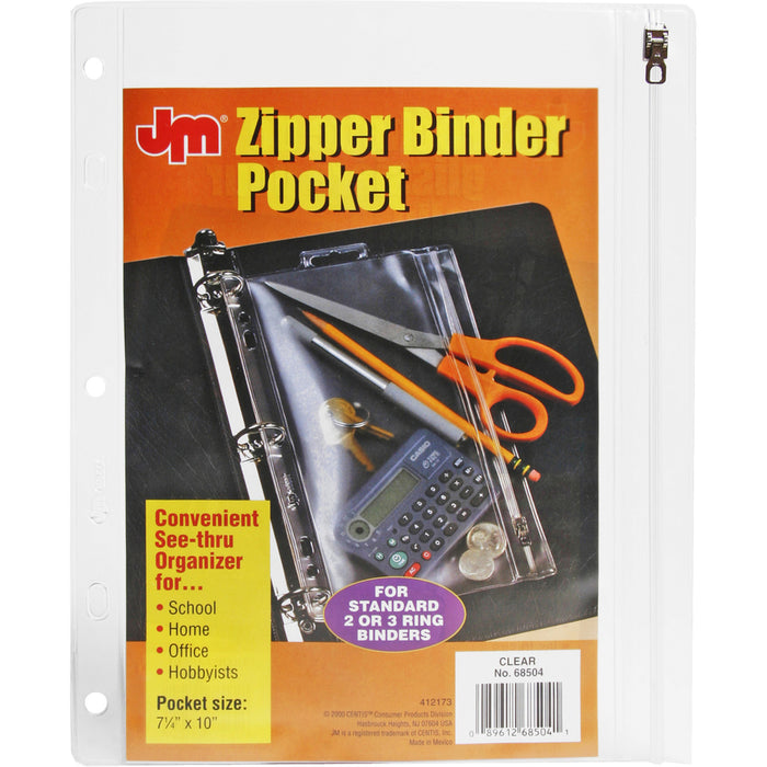 Oxford Zipper Binder Pockets