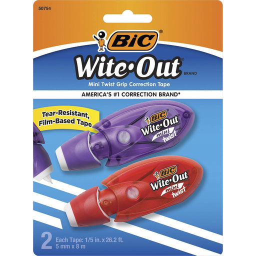 BIC Wite-Out Mini Correction Tape 2-pack