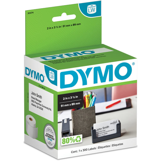 Dymo Nonadhesive Appointment Cardstock Labels