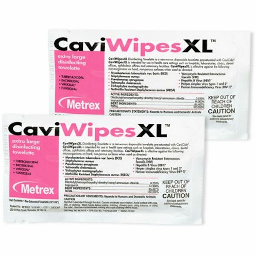 Metrex Caviwipes XL Disinfecting Towelettes