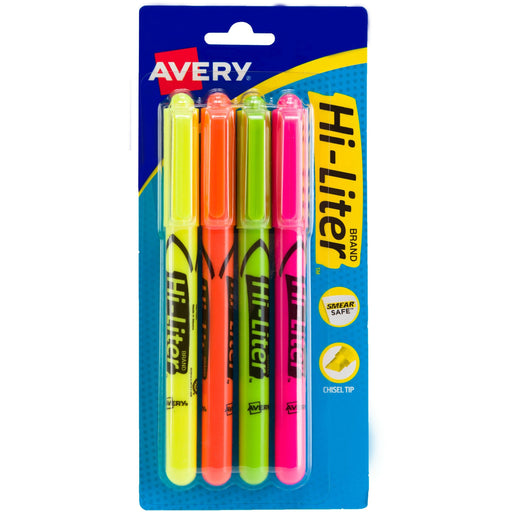 Avery® Pen-Style, Assorted Colors, 4 Count (23545)
