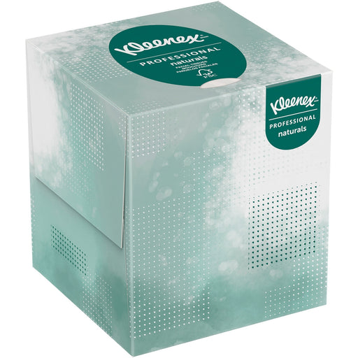 Kleenex Professional Naturals Boutique Facial Tissue Cube for Business