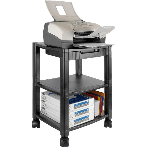 Kantek Three-shelf Mobile Printer/Fax Stand