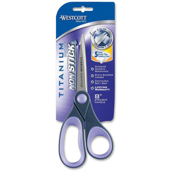 Westcott 8" Non-Stick Straight Scissors