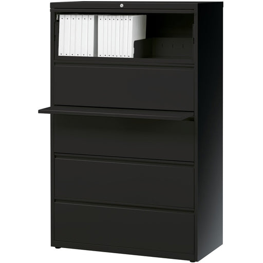 Lorell Telescoping Suspension Lateral Files - 5-Drawer