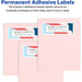 Avery® White Shipping Labels, 8-1/2" x 11" , 20 Labels (8255)