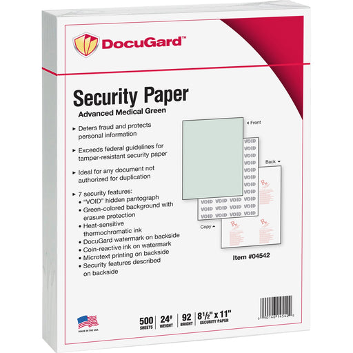 DocuGard Advanced Medical Security Paper