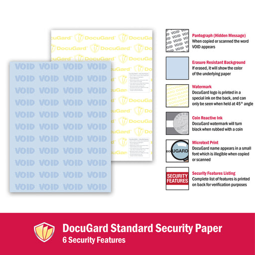 DocuGard Standard Medical Security Paper