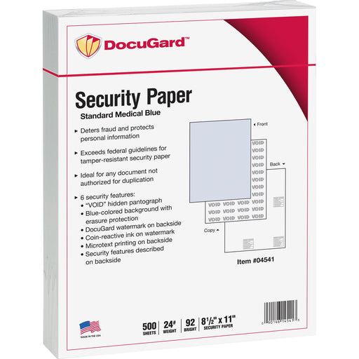 DocuGard Standard Medical Security Paper