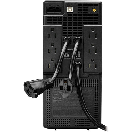 Tripp Lite UPS 1000VA 500W Battery Back Up Tower AVR 120V USB RJ45 8 outlet