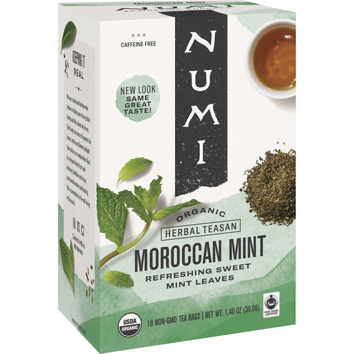 Numi Organic Morroccan Mint Herbal Tea Bag