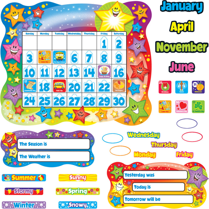 Trend Star Calendar Bulletin Board Set