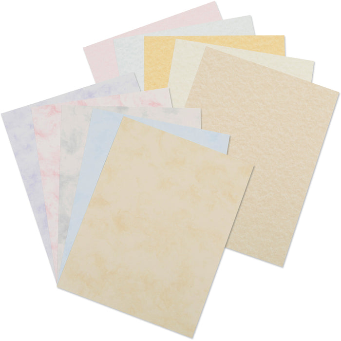 Pacon Marble/Parchment Cardstock Sheets - Assorted