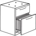 Lorell Essentials Pedestal - 2-Drawer