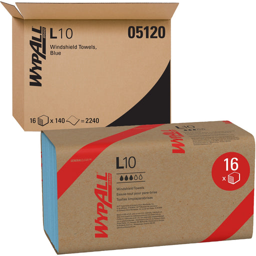Wypall L10 Disposable Towels Windshield Wipe