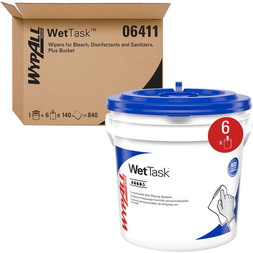Wypall Critical Clean WetTask Wipers