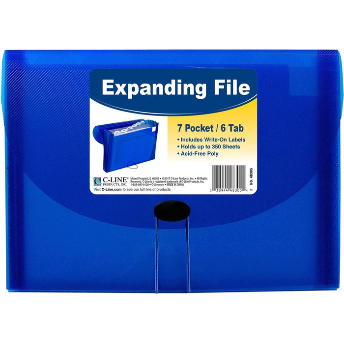 C-Line 7-Pocket Expanding Files