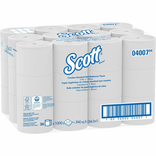 Scott Essential Coreless High-Capacity Standard Roll Toilet Paper