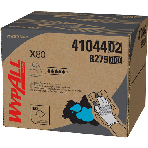 Wypall Power Clean X80 Heavy Duty Cloths Brag Box