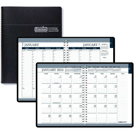 House of Doolittle Tabbed Wirebound Weekly/Monthly Planner