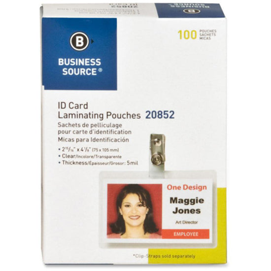 Business Source Government ID Laminating Pouches