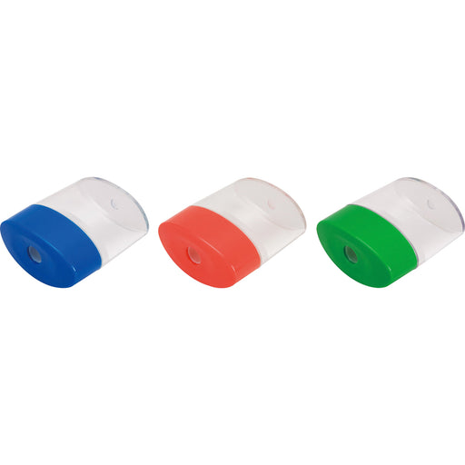 Integra Assorted Color Oval Plastic Sharpeners
