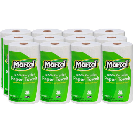 Marcal 100% Recycled, Jumbo Roll Paper Towels
