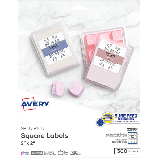 Avery® Easy Peel Sure Feed Labels - Print-to-the-Edge