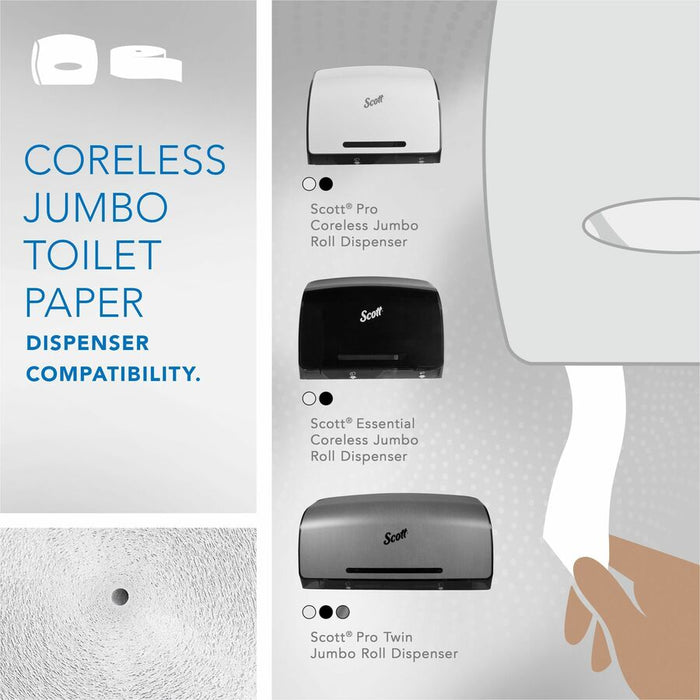 Scott Coreless High-Capacity Jumbo Roll Toilet Paper