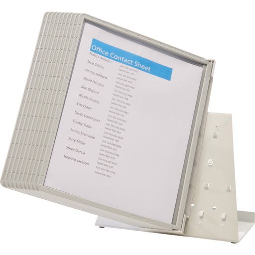 DURABLE® VARIO® Antimicrobial Desktop Reference Display System