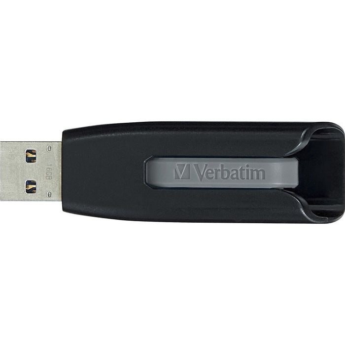 Verbatim 16GB Store 'n' Go® V3 USB 3.2 Gen 1 Flash Drive - Gray