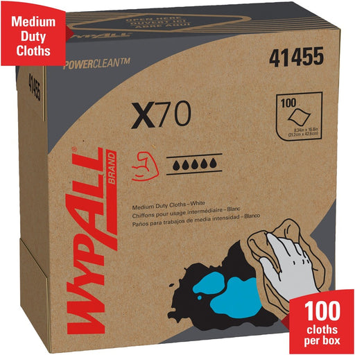 Wypall Power Clean Medium Duty Cloths - Pop-Up Box