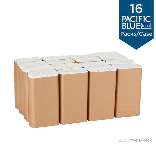 Pacific Blue Basic Recycled Multifold Paper Towels