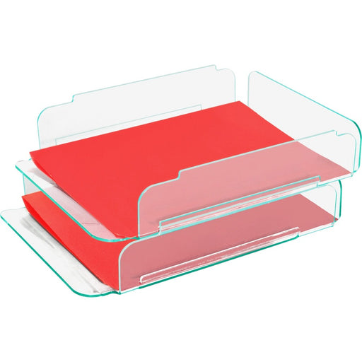 Lorell Stacking Letter Trays