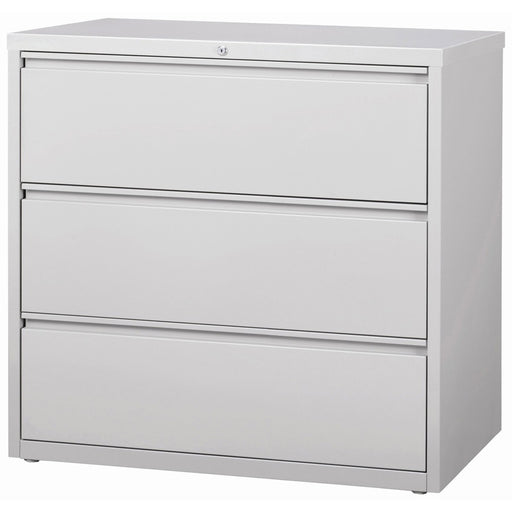 Lorell 3-Drawer Light Gray Lateral Files