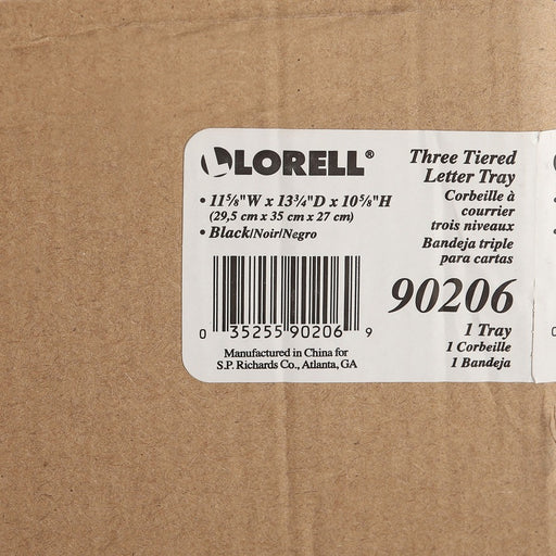Lorell Steel Mesh 3-Tier Mesh Desk Tray
