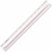 Westcott 12" Clear Magnifying Data Processing Ruler