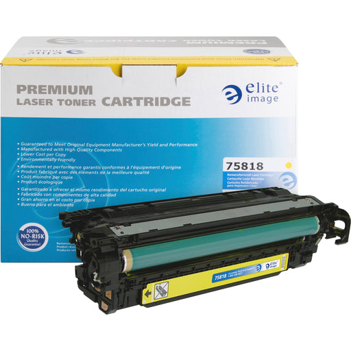 Elite Image Remanufactured Laser Toner Cartridge - Alternative for HP 507A (CE402A) - Yellow - 1 Each