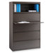 Lorell Fortress Series 42'' Lateral File - 5-Drawer