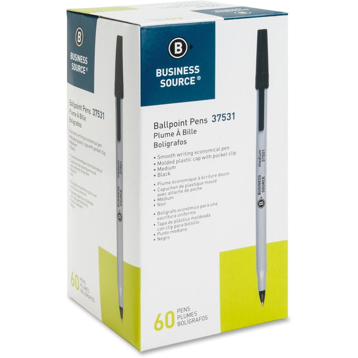 Business Source Bulk Pack Ballpoint Stick Pens
