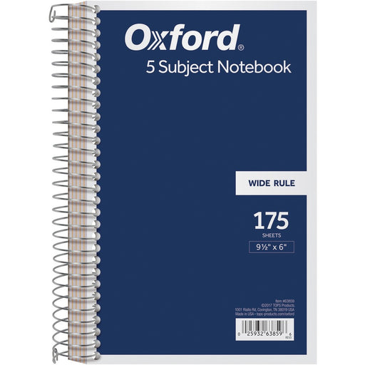 TOPS 5 Subject Wirebound Notebook