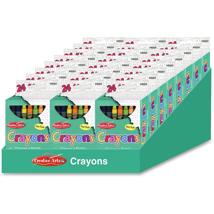 CLI Creative Arts Crayons Display